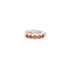 SUNSET ORANGE HUGGIE SILVER